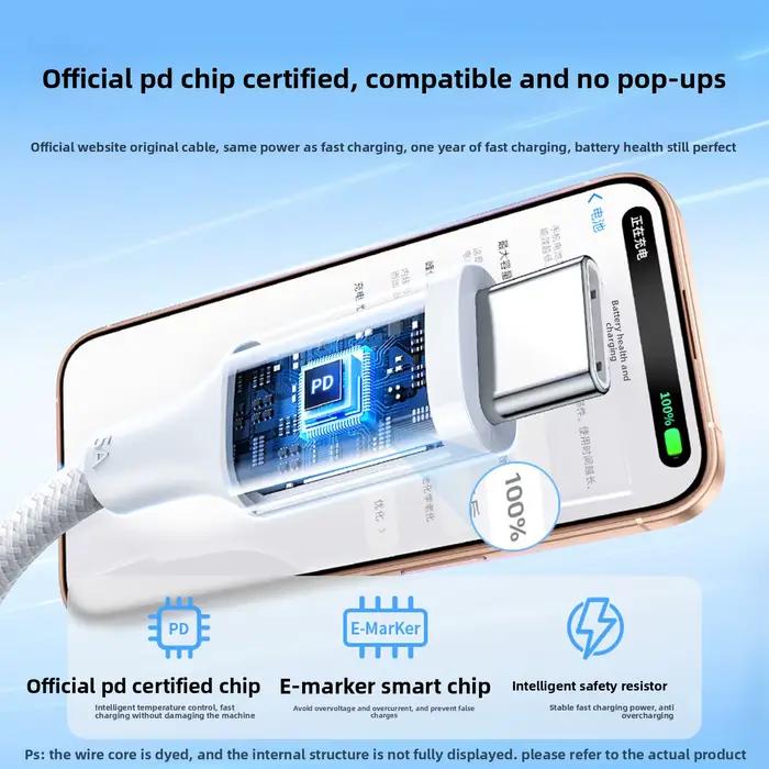 Câble USB Type C vers Type C UGREEN 100W tressé