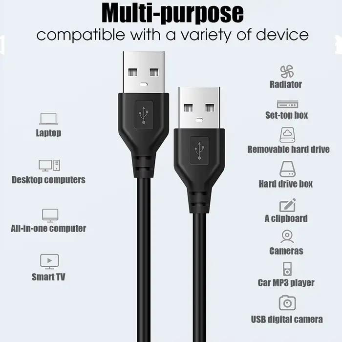 Câble d'extension USB 2.0 USB A mâle à mâle