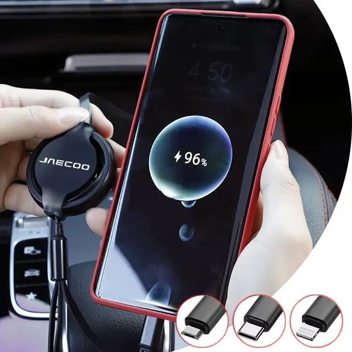 Câble de charge et de données 3-en-1 pour voiture