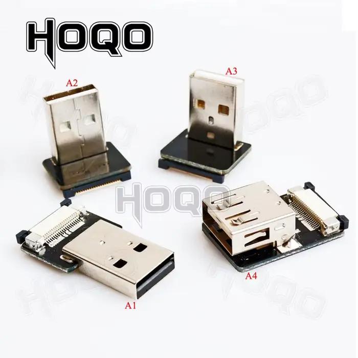 FFC type-c Mini Micro USB C câble ruban 90 FPV mince plat doux flexible FPC charge FPV moniteur à cardan portable sans brosse