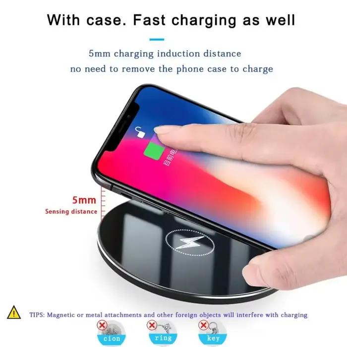 Chargeur sans fil rapide pour iPhone 16 Pro Max 15 14 13 12 Pro Max