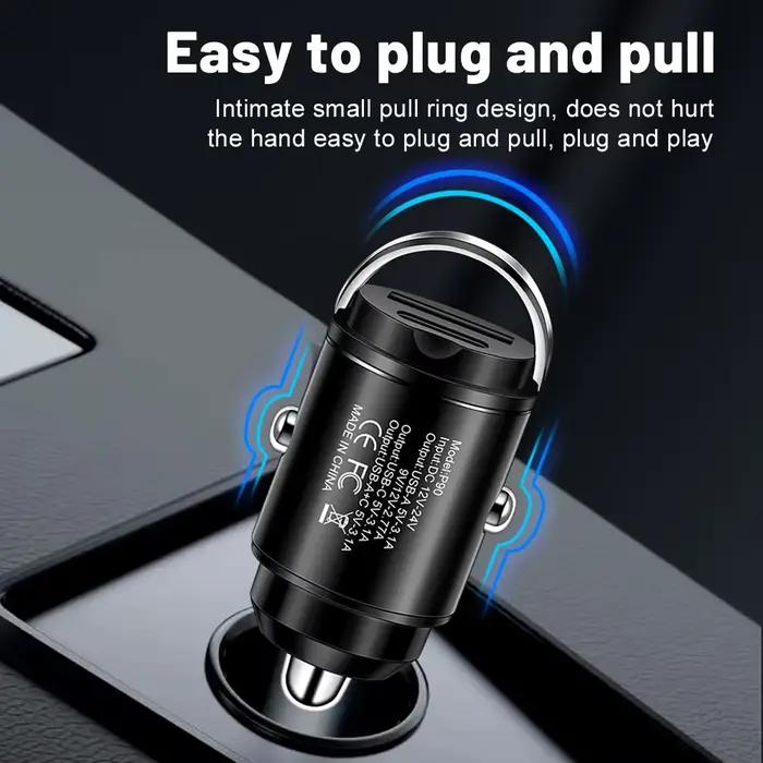 Mini chargeur de voiture 100W PD Type C