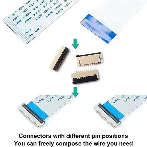 Kit de connecteurs de câble ruban FFC FPC 1mm
