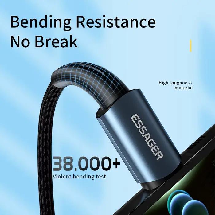 Essager-Câble de charge rapide de type C pour téléphone portable