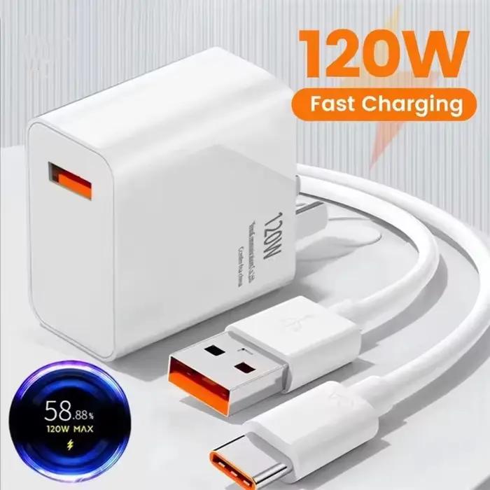 Chargeur 120W Turbo Fast Charge EU/US