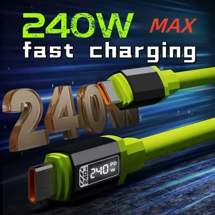 Câble USB 240W pour téléphone portable