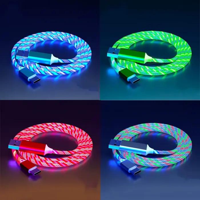 Câble USB LED lumineux de Type C