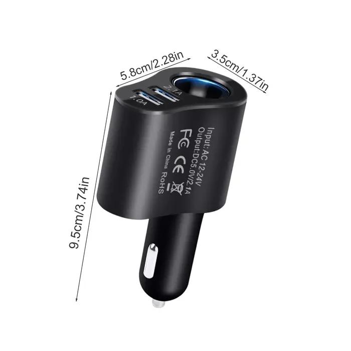 Chargeur de voiture USB C 3 en 1