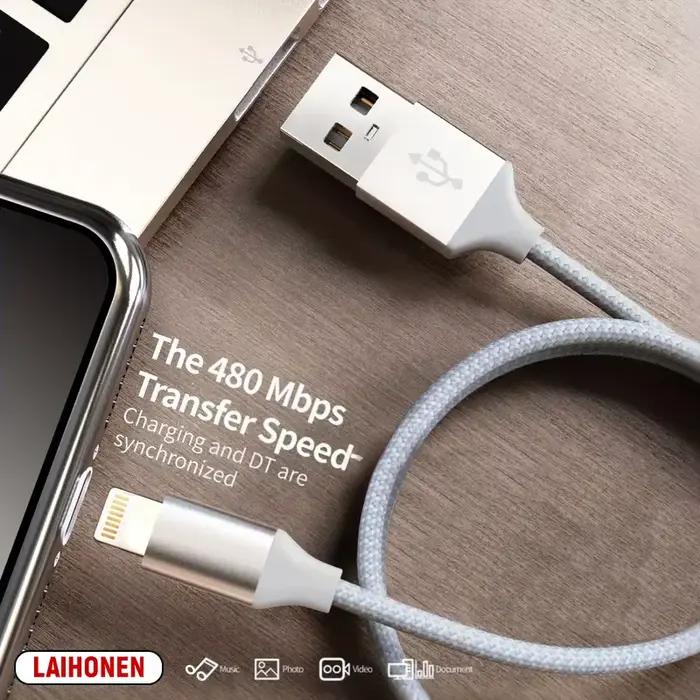 Câble de chargement certifié pour iPhoneMFi