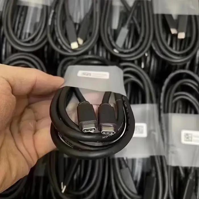 Câble de données Type-C complet Dell Dual C-Wire Gen2, charge et transfert de données à haute vitesse, accessoires informatiques gratuits