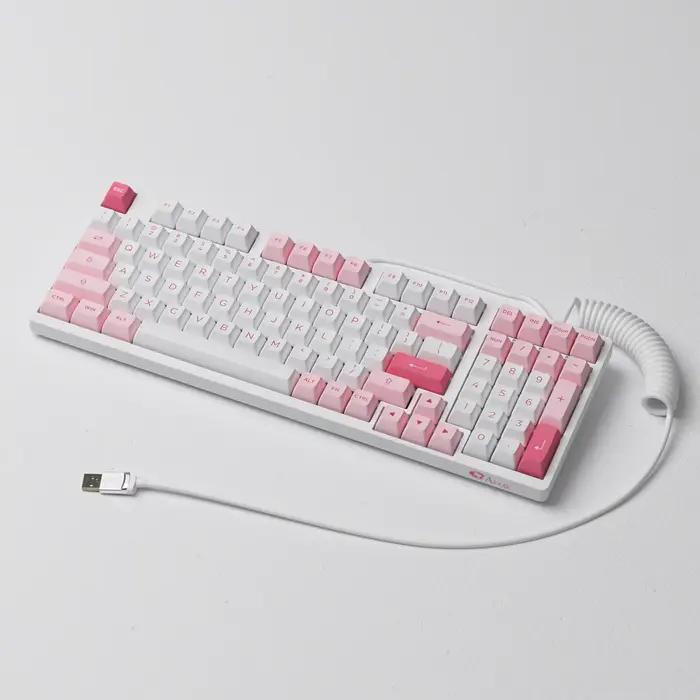 Akko – câble d'extension enroulé personnalisé USB type-c rétractable, câble sprial à ressort hélicoïdal pour clavier mécanique 1.5M