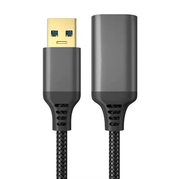 UTHAI Nylon tressé USB 3.0 mâle à femelle câble de données de Transmission à grande vitesse