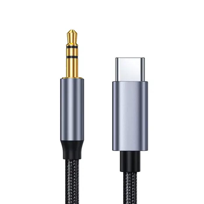 Câble adaptateur de connexion Audio AUX USB Type C à 3.5mm, pour haut-parleur de voiture, écouteurs, double prise, câble Audio Android avec Port de Type C