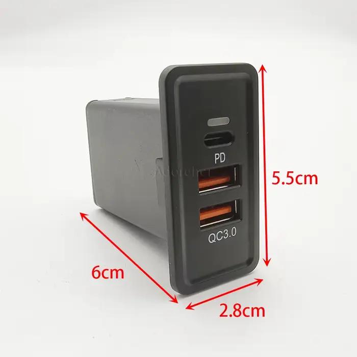 Adaptateur de chargeur de téléphone rapide USB QC3.0 pour voiture