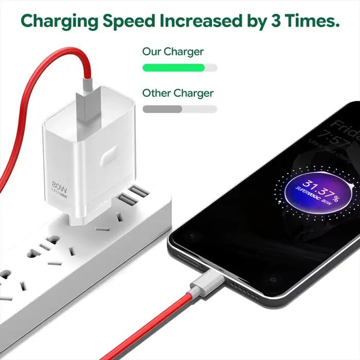 Chargeur OPPO 80W SuperVOOC d'origine