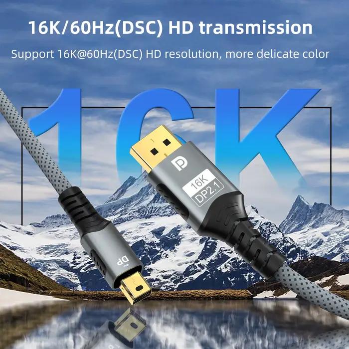 Câble Mini DP vers DisplayPort