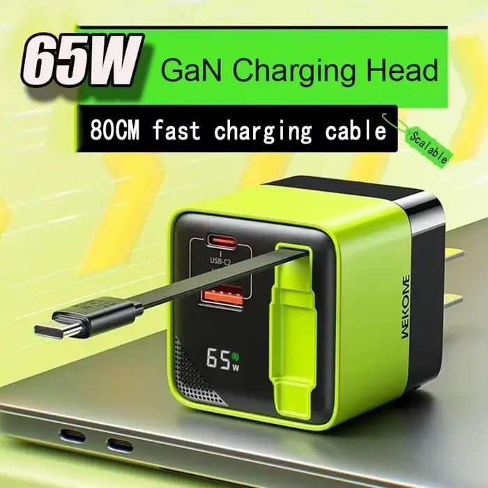 Tête de charge 65W GaN PD USB-C