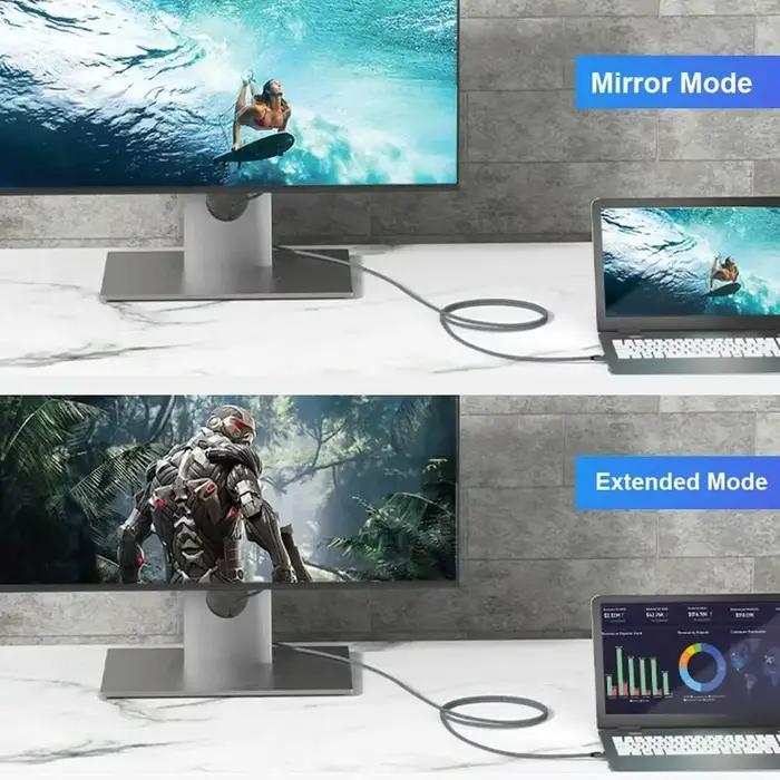 Câble convertisseur USB C vers DisplayPort unidirectionnel type-c