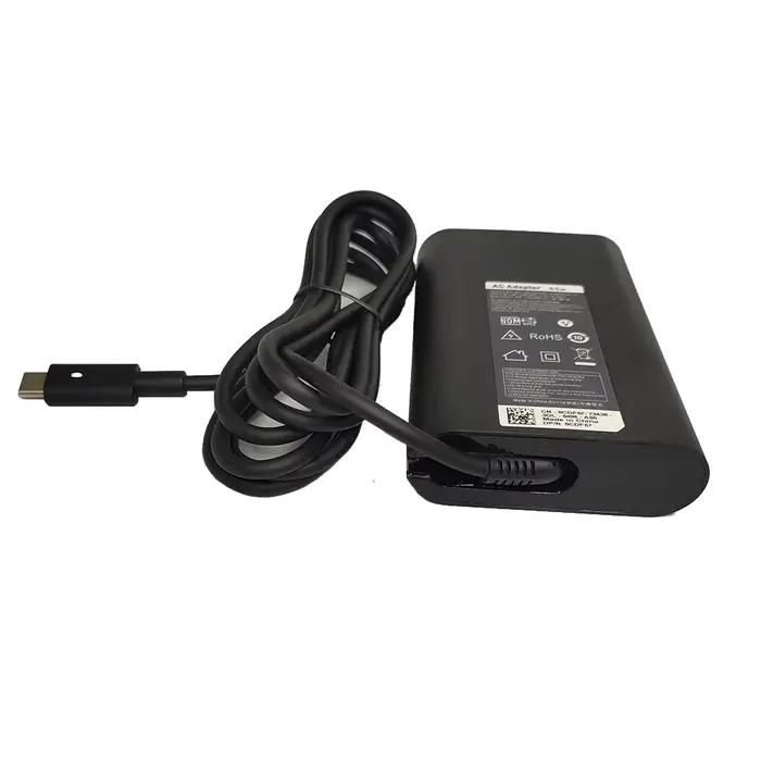 Chargeur d'ordinateur portable de type C USB-C 65W pour Dell Latitude 7275 7370 5420 5285 5290 5520 XPS 13 9250 9360 9365 9370 9380 9350 9550 02YK0F