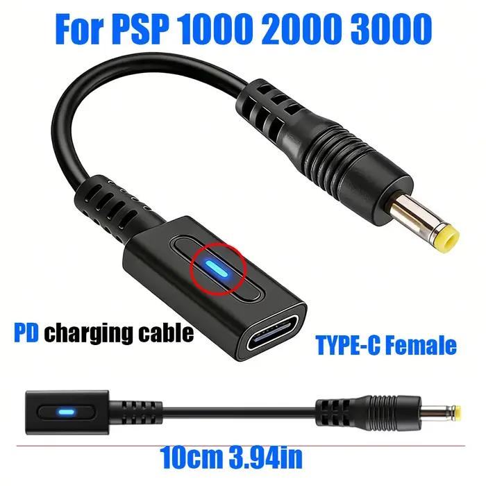Câble USB C PD pour PSP1000 2000 3000