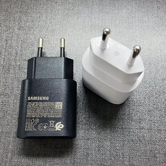 Samsung Galaxy A55 A54 A35 A34 A14 5G 25W chargeur Super rapide USB C PD adaptateur secteur mural