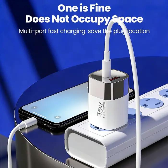Chargeur USB Type C double port