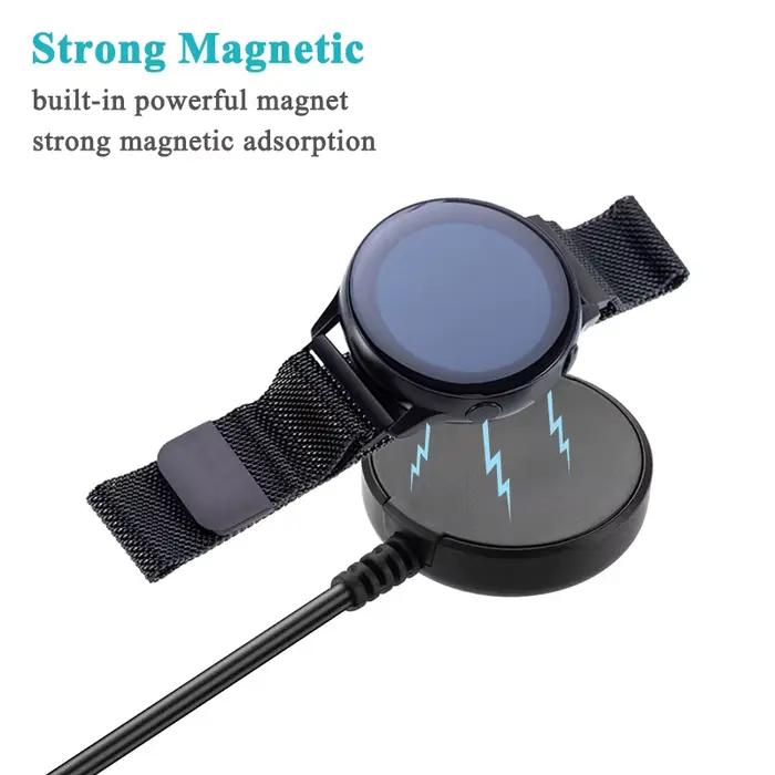 Câble de chargement USB universel pour montre Samsung Galaxy Watch 3 4 Active 1 2 rapide et durable recharge câble accessoire pour femmes hommes recharge rapide montre intelligente occaions spéciales