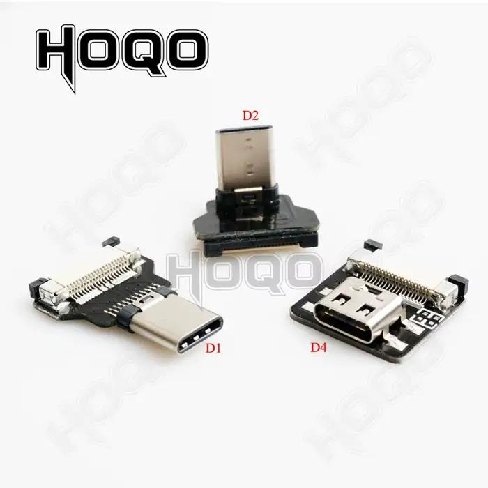 FFC type-c Mini Micro USB C câble ruban 90 FPV mince plat doux flexible FPC charge FPV moniteur à cardan portable sans brosse