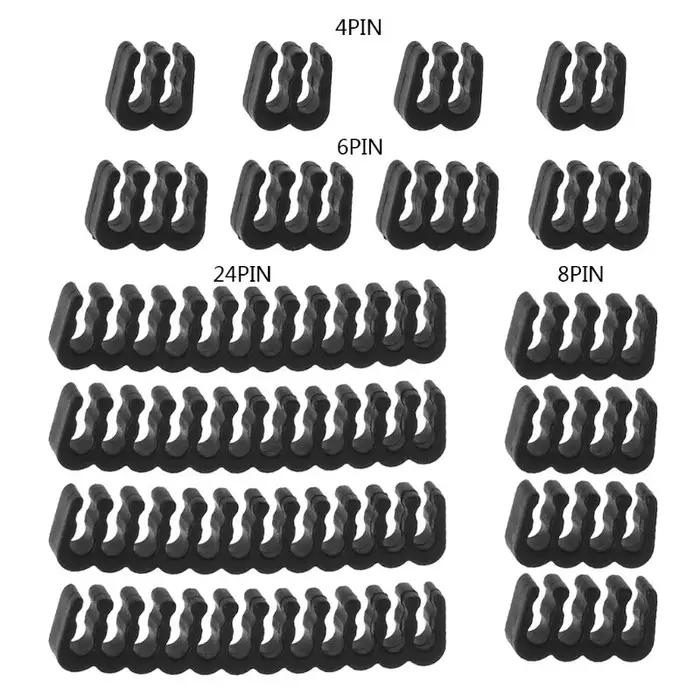Ensemble de 16 peignes/pinces/clips/évaluateurs/commodes