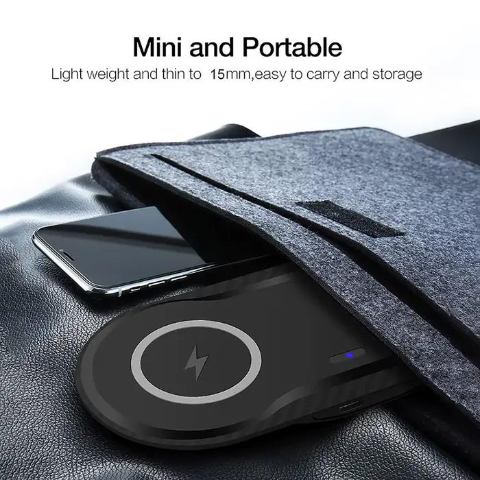 Chargeur sans fil 2 en 1 Touriste pour iPhone