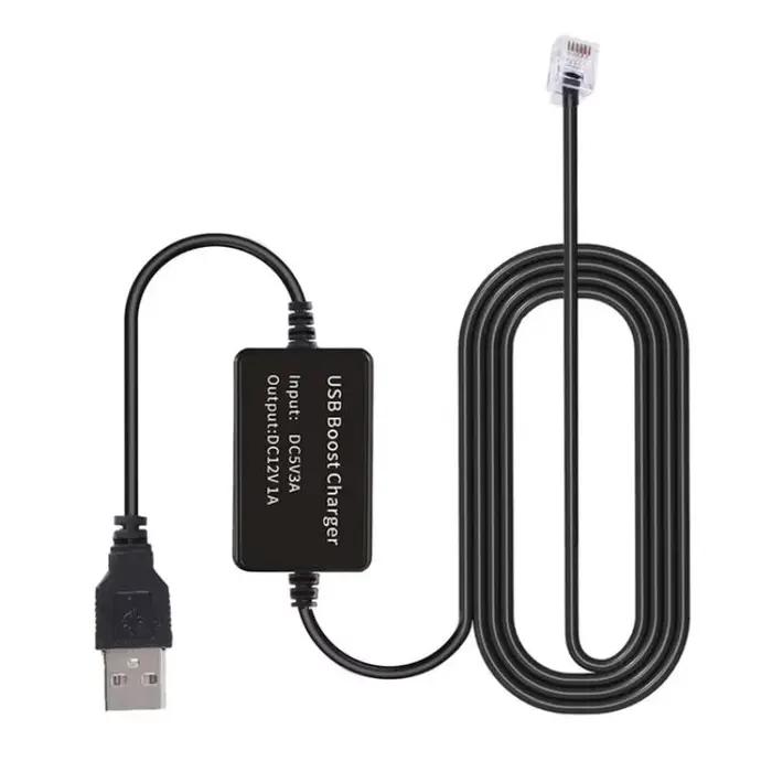 Câble USB vers RJ11 optimisé pour les détecteurs de radar avec prise DC55X21