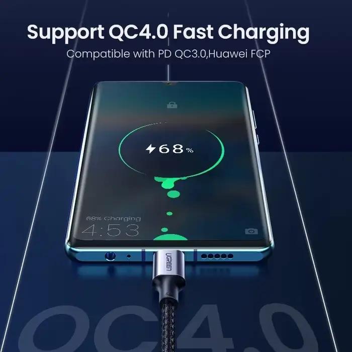 Câble USB Type C à USB C rapide 5A 100W pour Samsung Galaxy Z Fold S21 MacBook Pro compatibilité charge rapide occasionnels