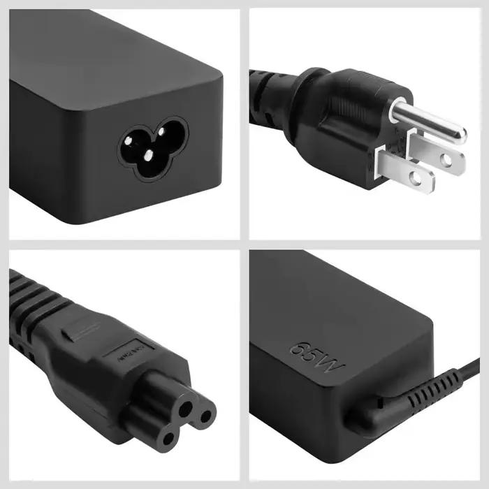 Adaptateur de chargeur pour ordinateur portable USB C 20V 65W 3.25A pour DELL Lenovo ThinkPad Hp Chromebook Yoga Huawei Xiaomi ASUS Carbon Type C