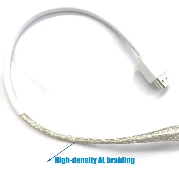 Câble HDMI court 4K blanc