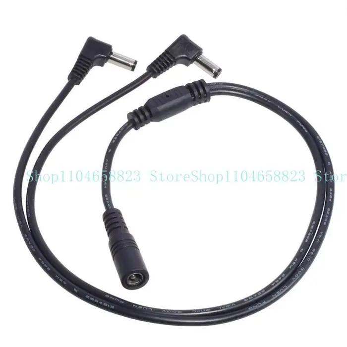 652F 12V 1 FEMELLE 2 MALAGE MALE Y Câble séparateur 5.5x2.1 mm Cordon d'alimentation pour CCTV