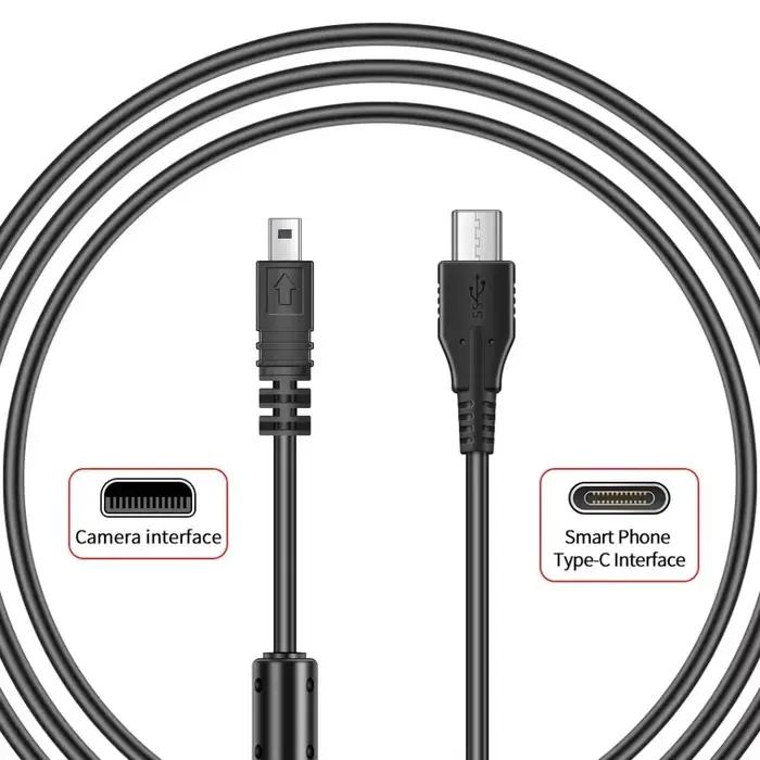 Câble OTG Type-C vers Mini 8P B pour téléphone Android