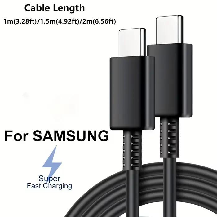 Câble de Charge rapide double USB C 5A PD 45W