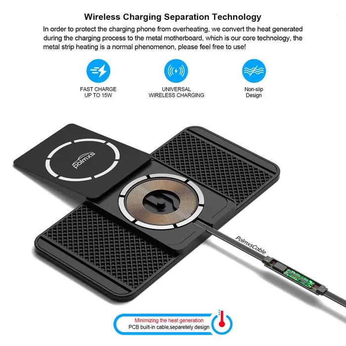 Chargeur de voiture magnétique sans fil