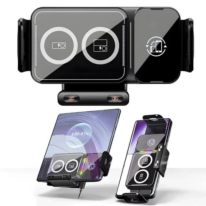 Support de charge sans fil universel pour téléphone de voiture 360 °