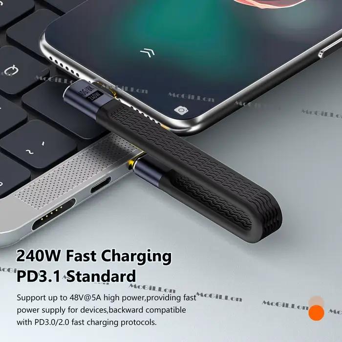 Câble coudé USB 4.0 Gen3 40Gbps FPC