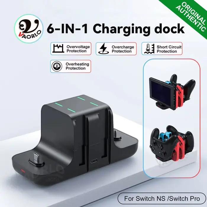 Station de charge 6 en 1 pour Switch