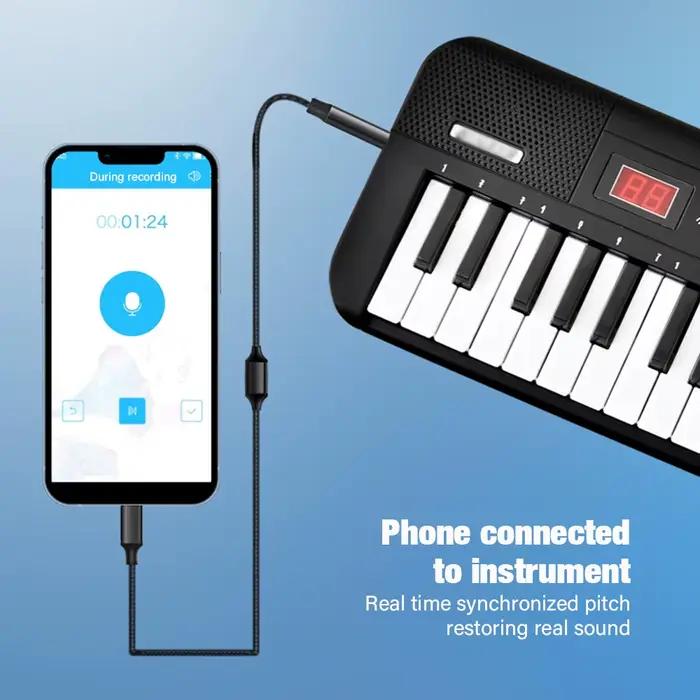 Câble Audio bidirectionnel 3.5mm vers USB C 3.5 L