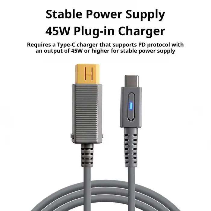 Câble de charge USB-C vers Wii U de 1
