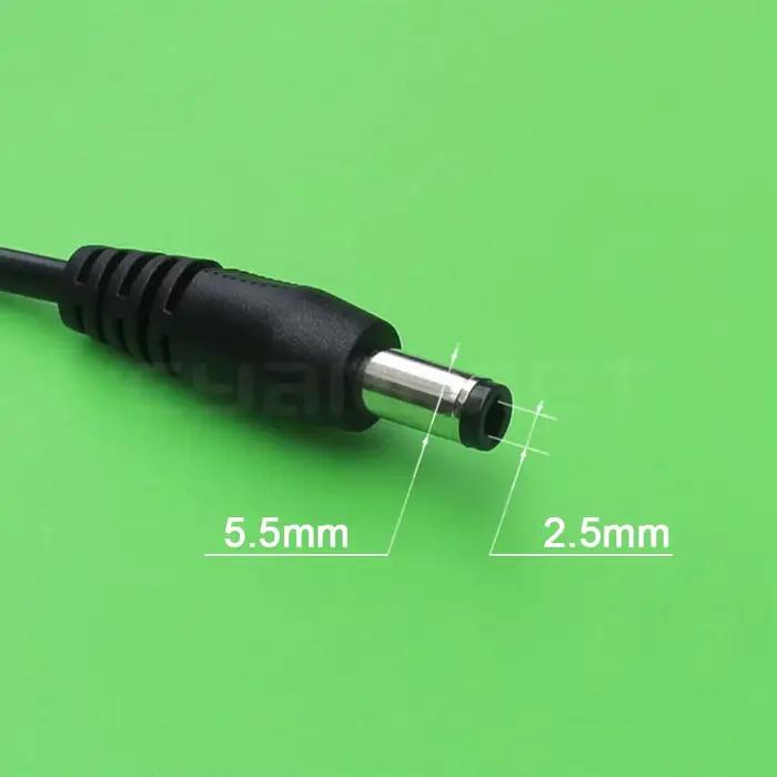 Câble d'alimentation USB vers DC 5.5mm x 2.5mm 1.0M 2A