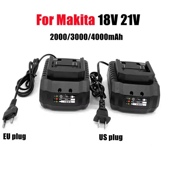 Chargeur de batterie Li-Ion pour Makita 18V 21V DC18RC BL1815 BL1830 Hong Song BoDa FoGo Lomvum ZhiPu JiangMi Jinlujiao LMlava KETEWEI