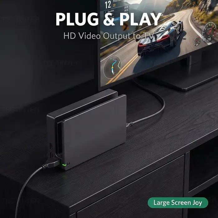Station de charge 2 en 1 pour console de jeu Nintendo Switch avec support de charge et câble HDMI pour accessoires NS Switch occasions spéciales