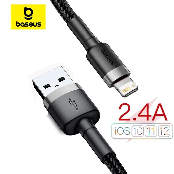 Câble USB Baseus pour iPhone14 13 12 11 Pro Max Xs X 8 Plus