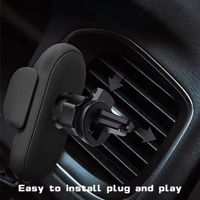Support de chargeur sans fil pour voiture induction infrarouge auto-serrant charge rapide 360 degrés pour iPhone 11 12 13 14 Pro Max Samsung Galaxy S20 21 Plus occaions de conduite