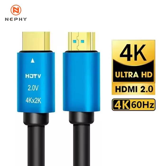 Câble HDMI 2.0 4K pour PS4 PS3 Xbox Fire TV Stick Lecteur Blu-ray HDR Haute Vitesse Ethernet 4K 60Hz Mâle Long 5M 10M 15M 20M