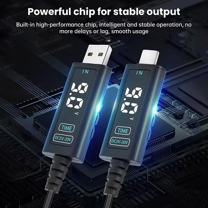 Câble convertisseur USB vers DC 12V 20V
